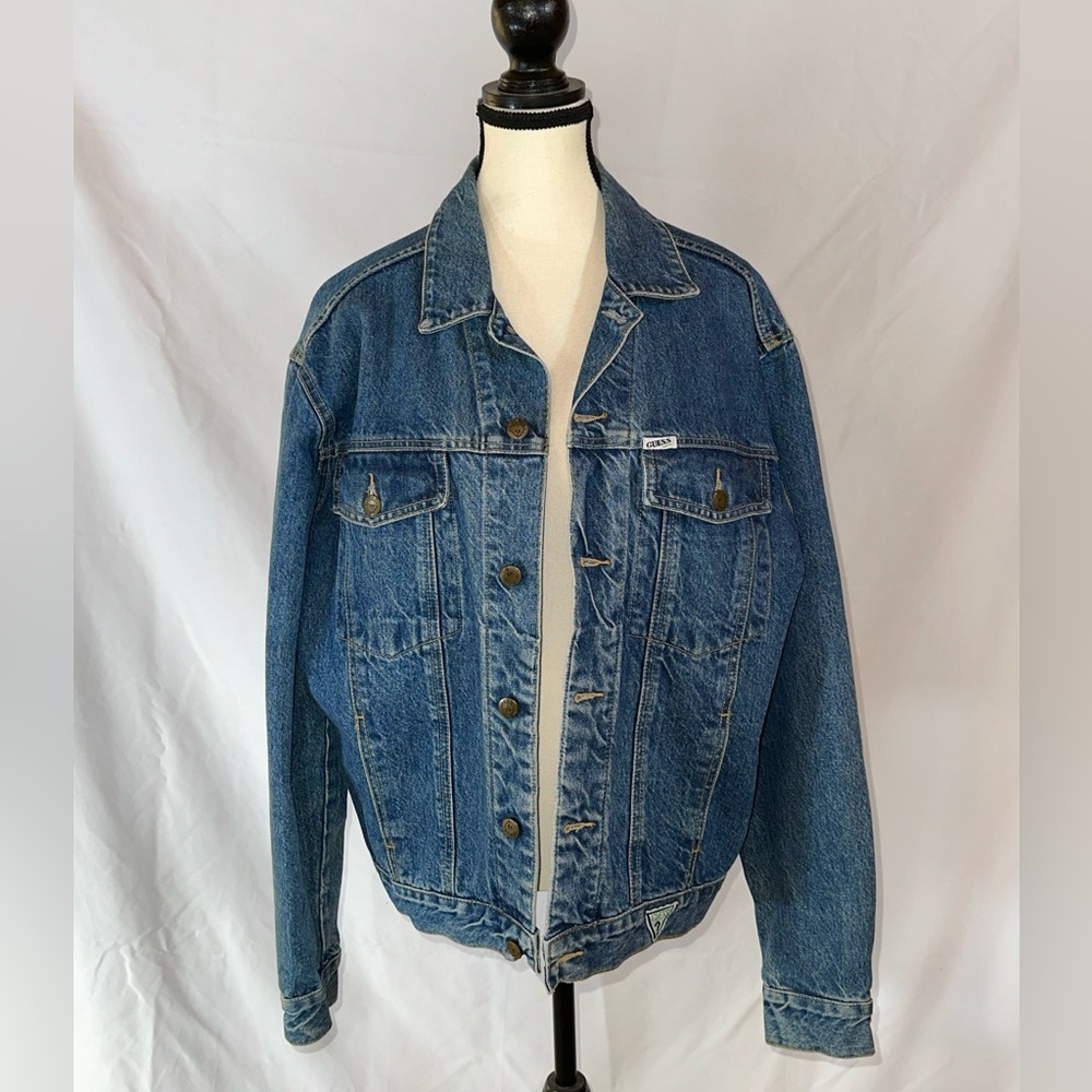 Georges Marciano for Guess • Vtg Denim Jean Jacket • Men’s sz M • Style 10807